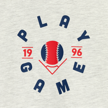 Boy's grey marl slogan T-shirt with short sleeves