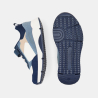 Running dadshoes lacets et scratch bleu garçon