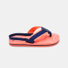 Boy's pink shark slip-on flip-flops
