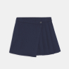 Girl's navy blue pleated skort