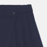 Girl's navy blue pleated skort