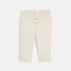 Baby girl's beige high rise...