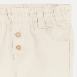 Baby girl's beige high rise...