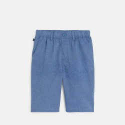 Boy's plain blue linen...