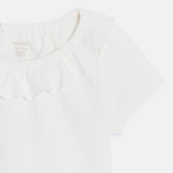 Baby girl's white ruffle...