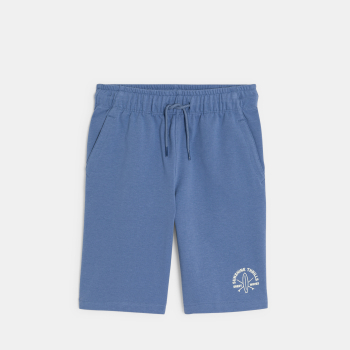 Boy's fleece Bermuda shorts