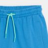 Boys' blue jersey sportswear Bermuda shorts