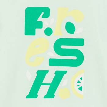 Boy's green soft jersey shortie pyjamas