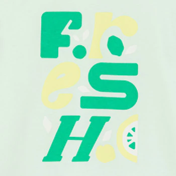 Boy's green soft jersey shortie pyjamas