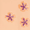 Girl's light orange short-sleeve sequin T-shirt