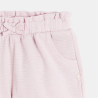 Short maille légère taille haute rose bébé fille