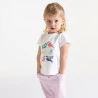 T-shirt oiseau vert bébé fille