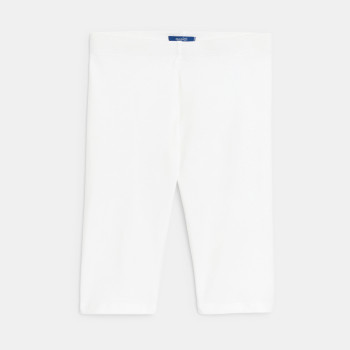 Legging cycliste blanc Fille