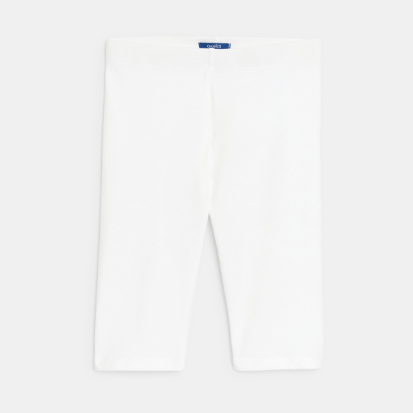 Legging cycliste blanc Fille