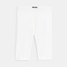 Girl's white cycling leggings