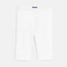Girl's white cycling leggings