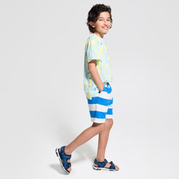 Baby boy's green banana T-shirt