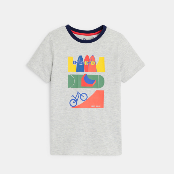 T-shirt manches courtes à motif Garçon