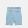 Bermuda en jean délavé bleu Fille