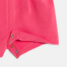 Combinaison courte fantaisie avec ceinture fleurie bébé fille