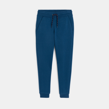 Pantalon de jogging en molleton bleu garçon