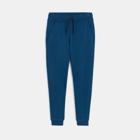 Pantalon de jogging en molleton bleu garçon