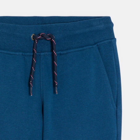 Pantalon de jogging en molleton bleu garçon