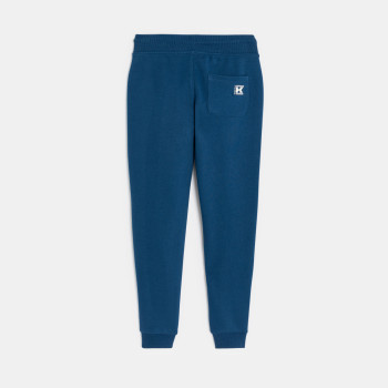 Pantalon de jogging en molleton bleu garçon