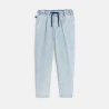 Boy's faded blue stripe trousers
