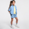 Girls lightweight blue denim shorts