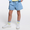 Short en jean léger bleu Fille
