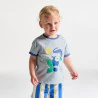 Baby boy's blue animal T-shirt