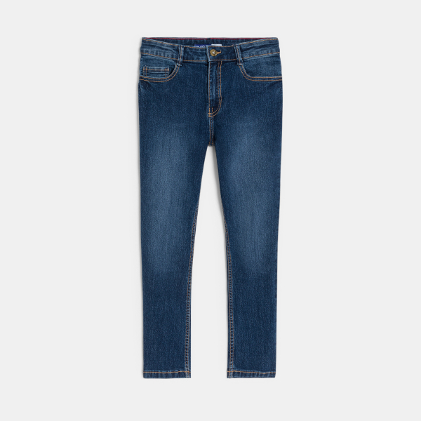 Jeans slim garçon bleu