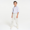 Boy's plain white chinos