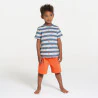 Pyjama d'été 2 pièces en jersey orange Garçon