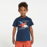 Boy's orange jersey 2-piece summer pyjamas