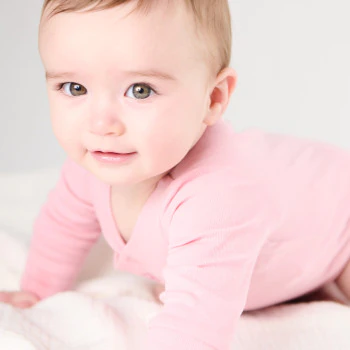 Body évolutif maille rose bébé fille naissance (lot de 2)