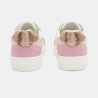 Baskets street basses rose et vert fille