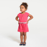 Combinaison courte fantaisie avec ceinture fleurie bébé fille