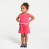 Combinaison courte fantaisie avec ceinture fleurie bébé fille