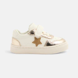 Baskets basses brillantes bébé fille