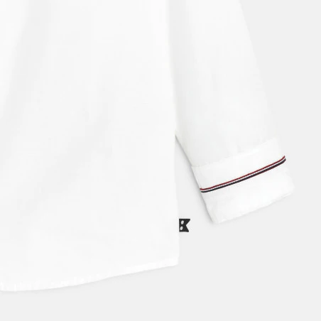 Boy's white shirt with bow tie